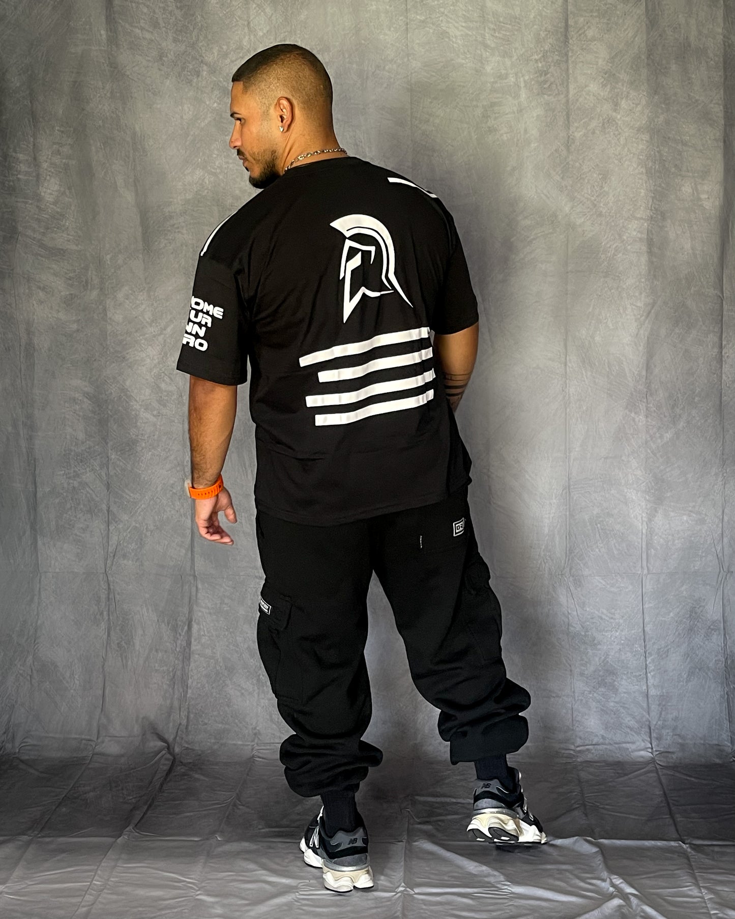 SHIRT OVERSIZED O-71 BLACK AND WHITE