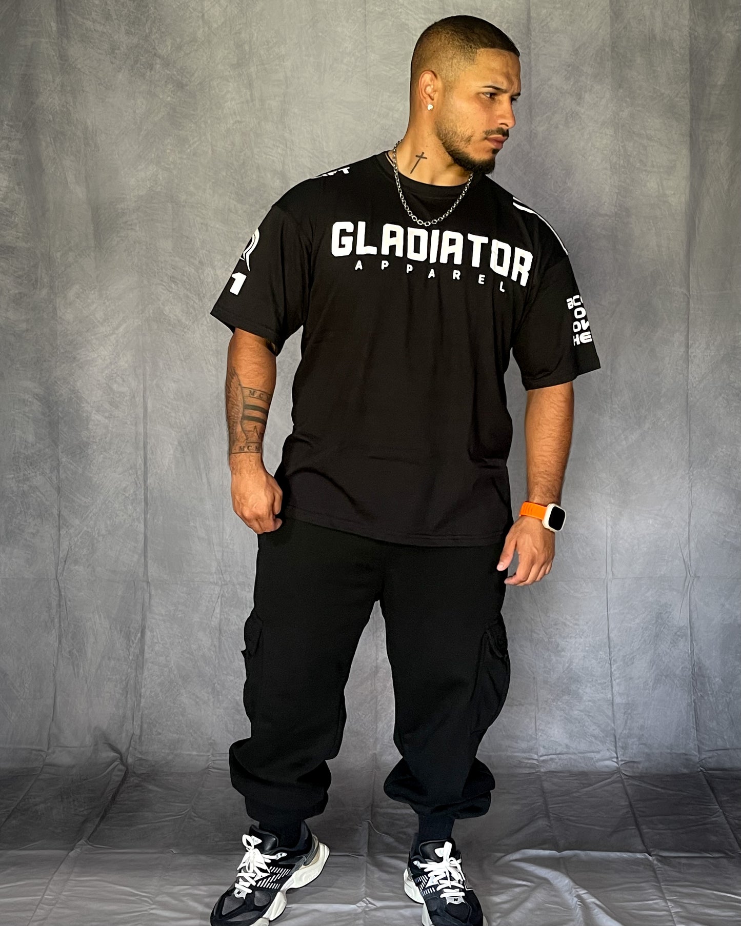 SHIRT OVERSIZED O-71 BLACK AND WHITE