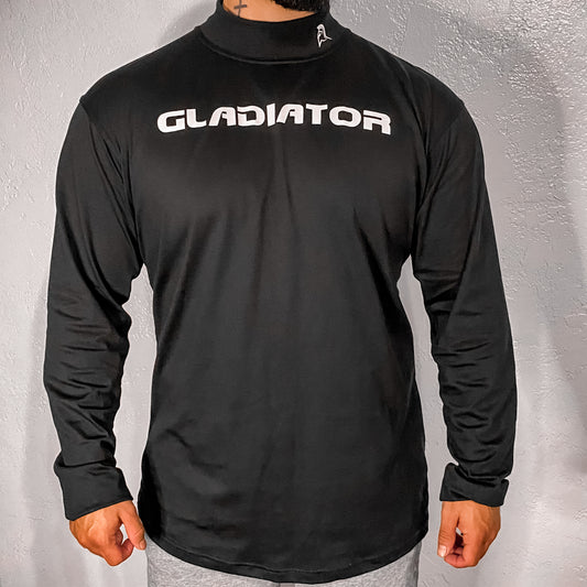 LONG SLEEVE FITTED SHIRT BLACK