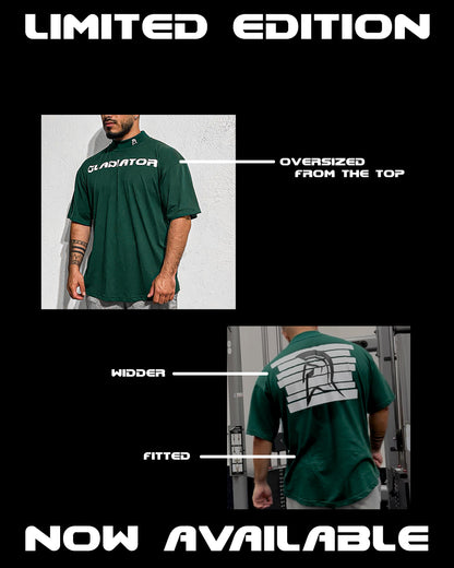 FITTED OVERSIZE SHIRTS GREEN