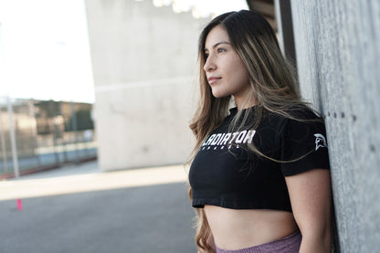 BLACK CROP TOP