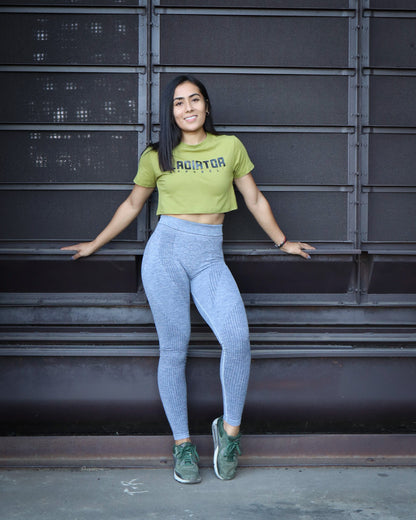 GREEN CROP TOPS